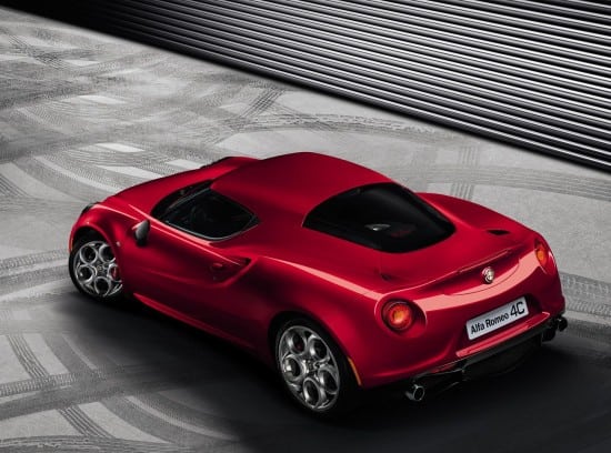 Alfa Romeo 4C rear view