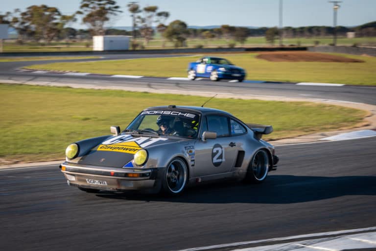 Porsche 911 on track